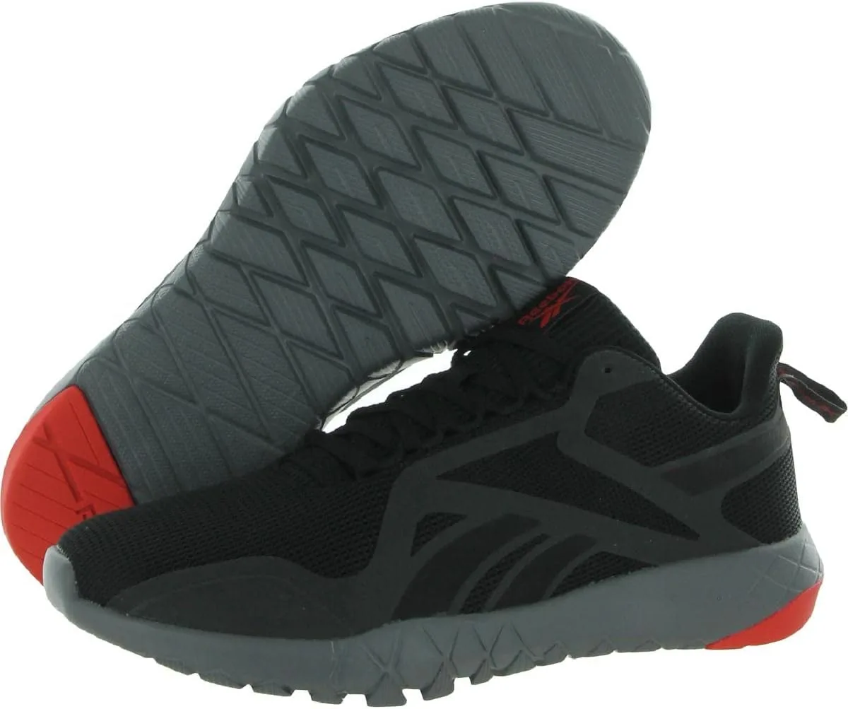 Мужские кроссовки Reebok Flexagon Force 3.0 Cross Trainer, черный/красный/серый — фото 2