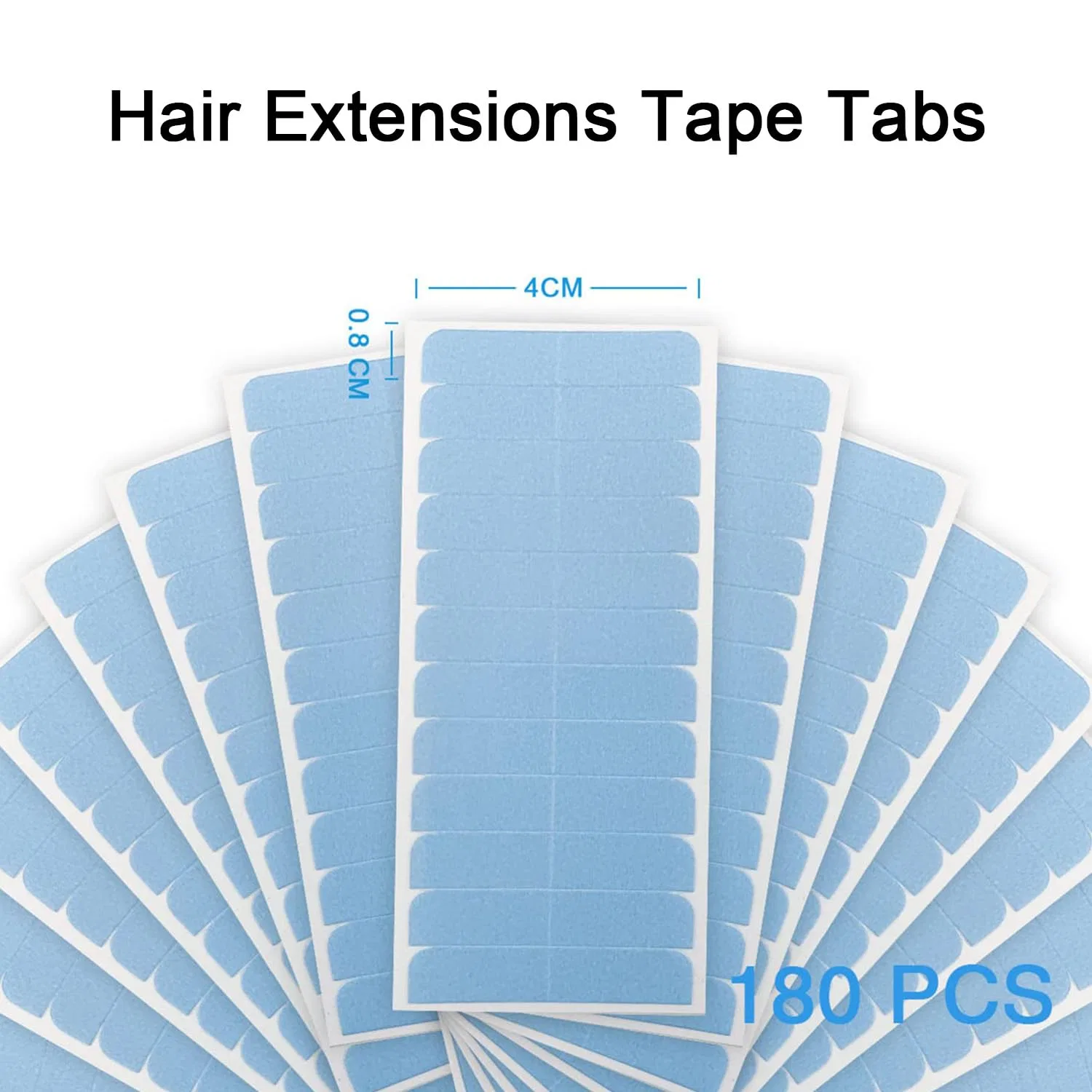 Клейкие ленты для наращивания волос «Tape Extensions Adhesive» от SUYYA Suyya, Blue — фото 2