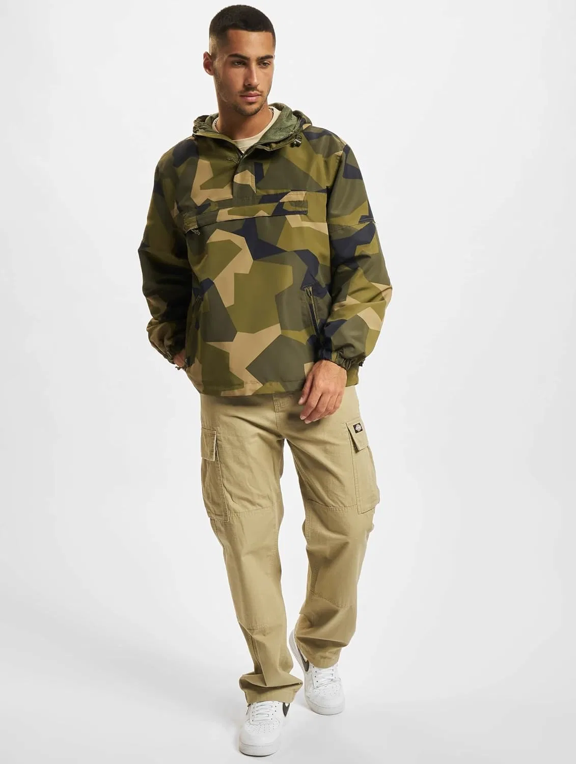 Ветровка мужская Brandit, Swedish Camo M90 — фото 4