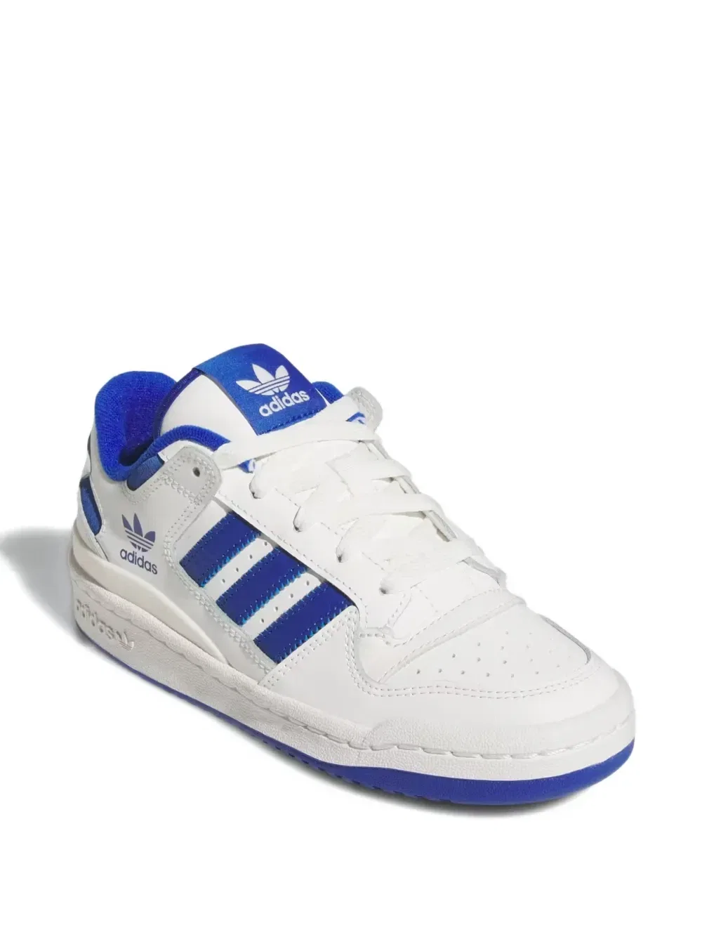 Перфорированные кроссовки Three-stripes Adidas Kids, белый