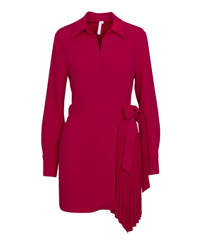 

Короткое плиссированное платье Imperial, розовый