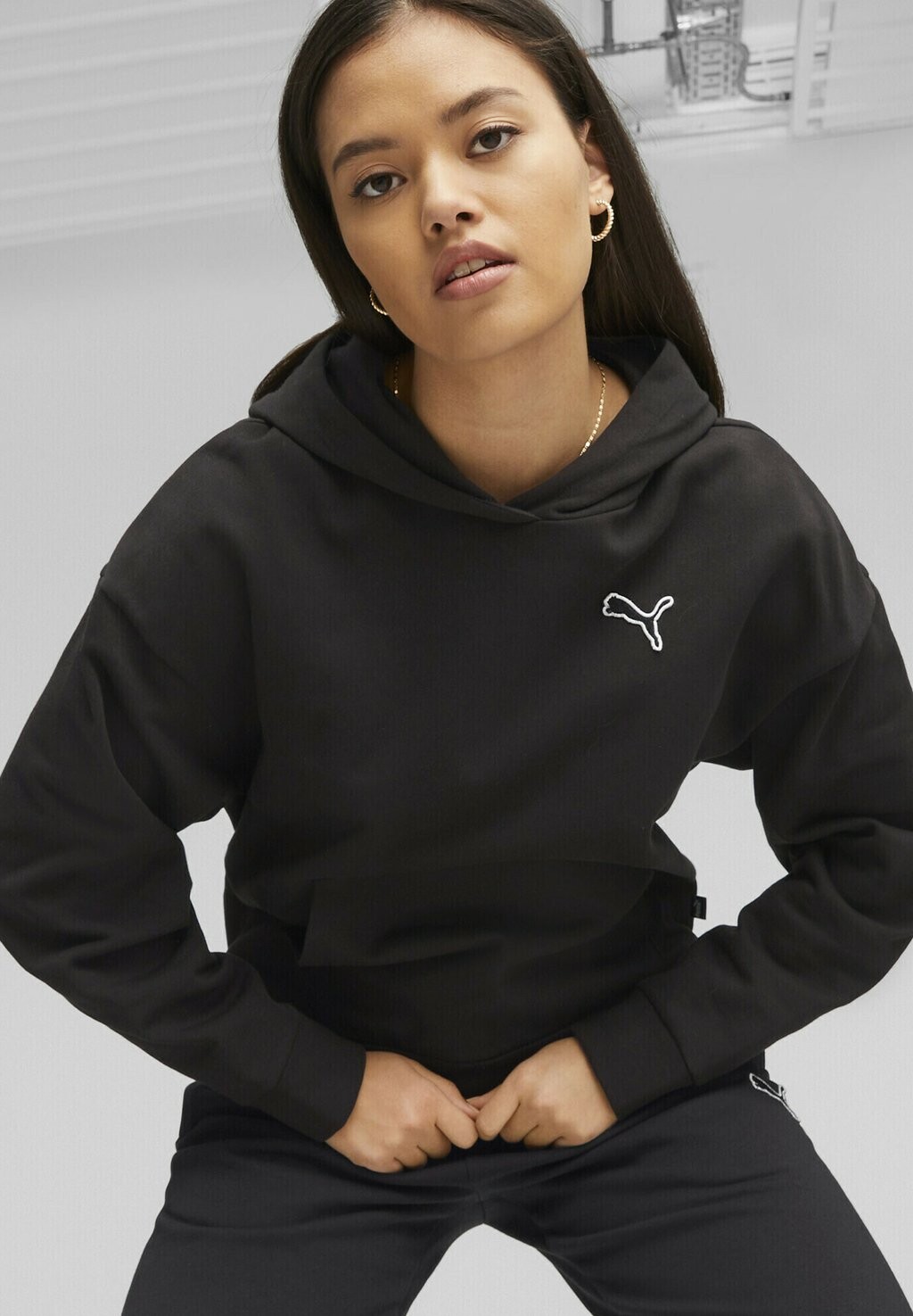 

Толстовка с капюшоном Puma, черный