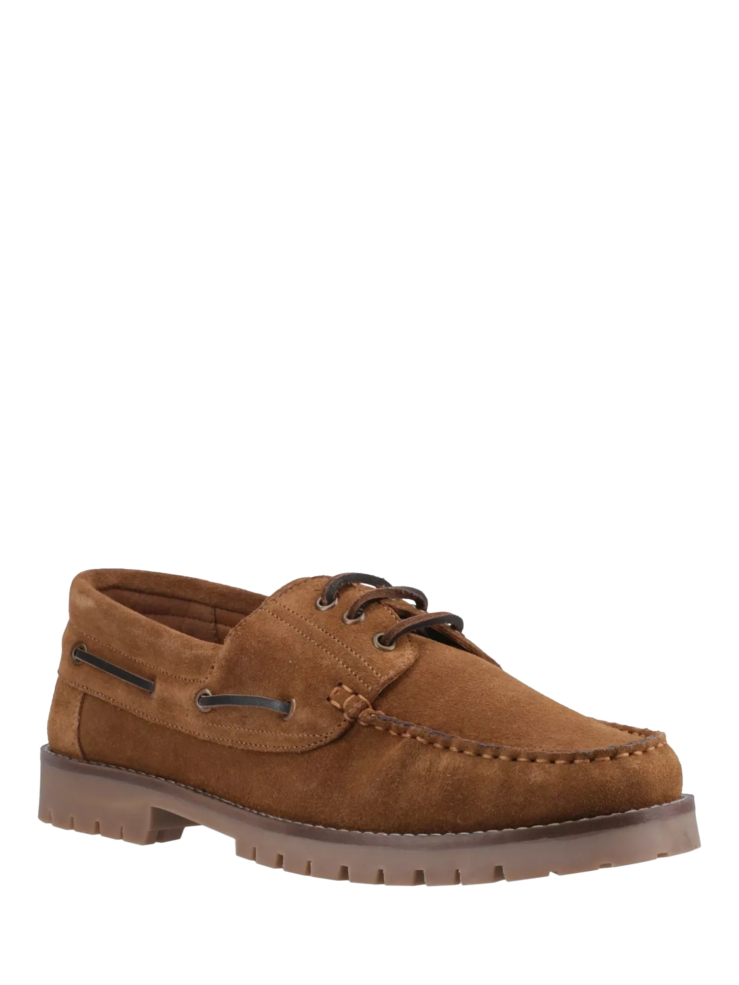 Замшевые лодочные туфли Harrison, бежевые Hush Puppies — фото 2