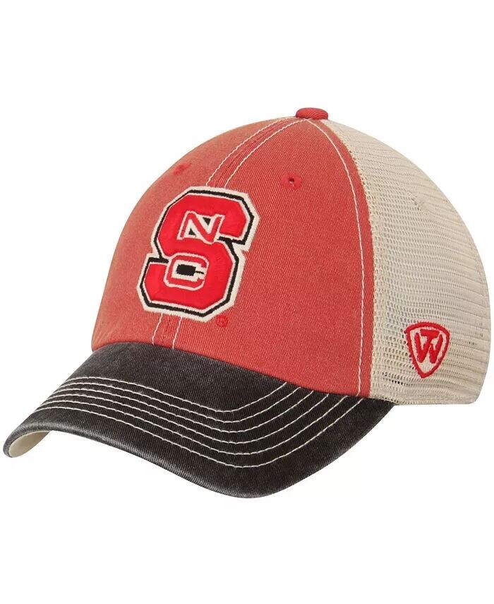 

Мужская кремово-черная кепка NC State Wolfpack Offroad Trucker Hat Top Of The World