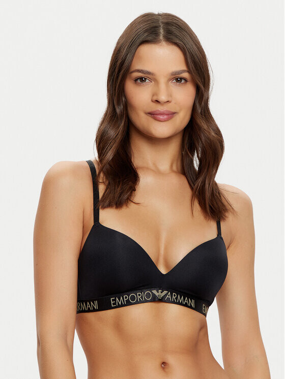

Бюстгальтер без косточек Emporio Armani Underwear, черный