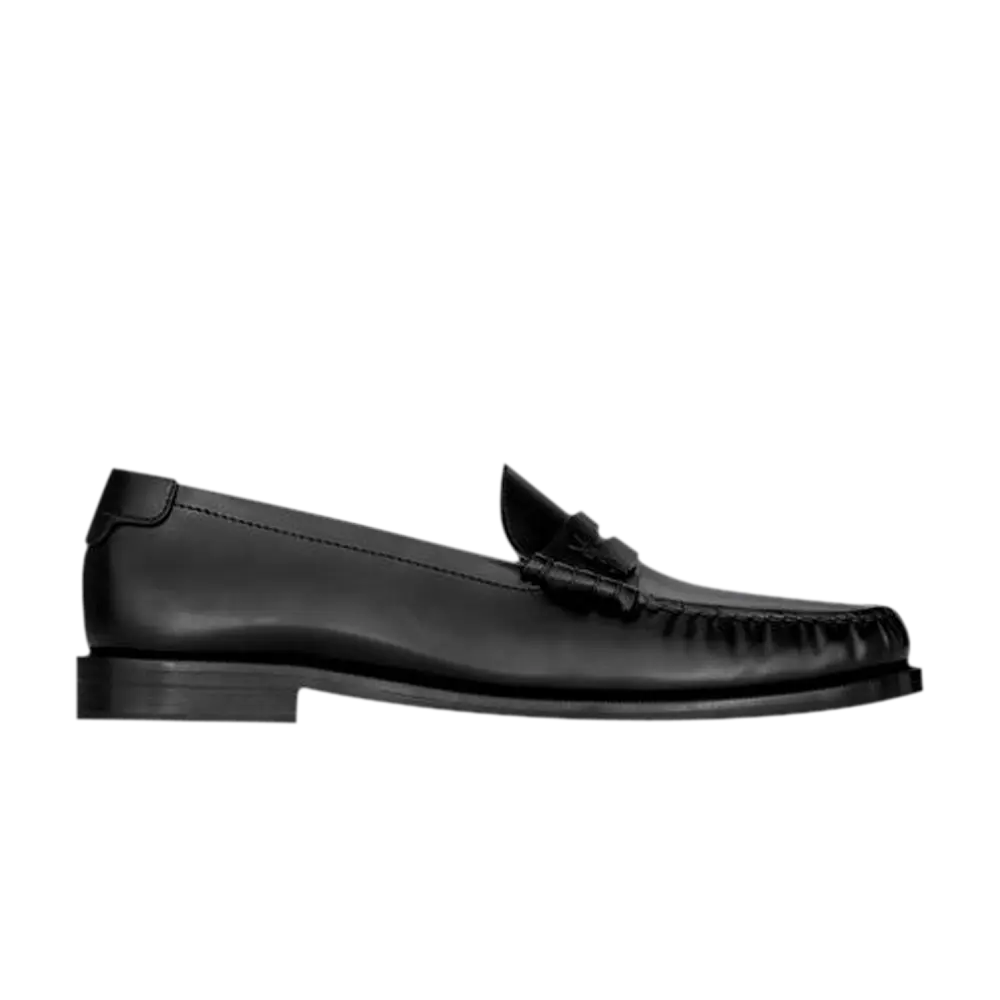 Сен-Лоран Ле Лофер Пенни Тапочки Saint Laurent, черный