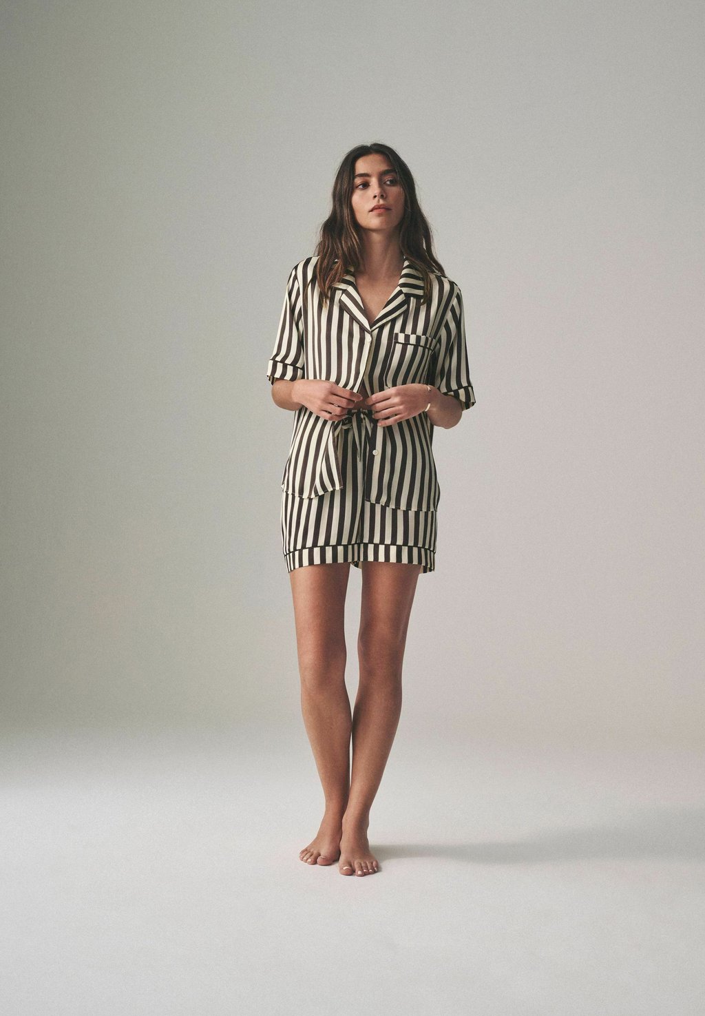 

Пижама 2 PACK SHORT SET - Pyjama set THE SET, коричневый