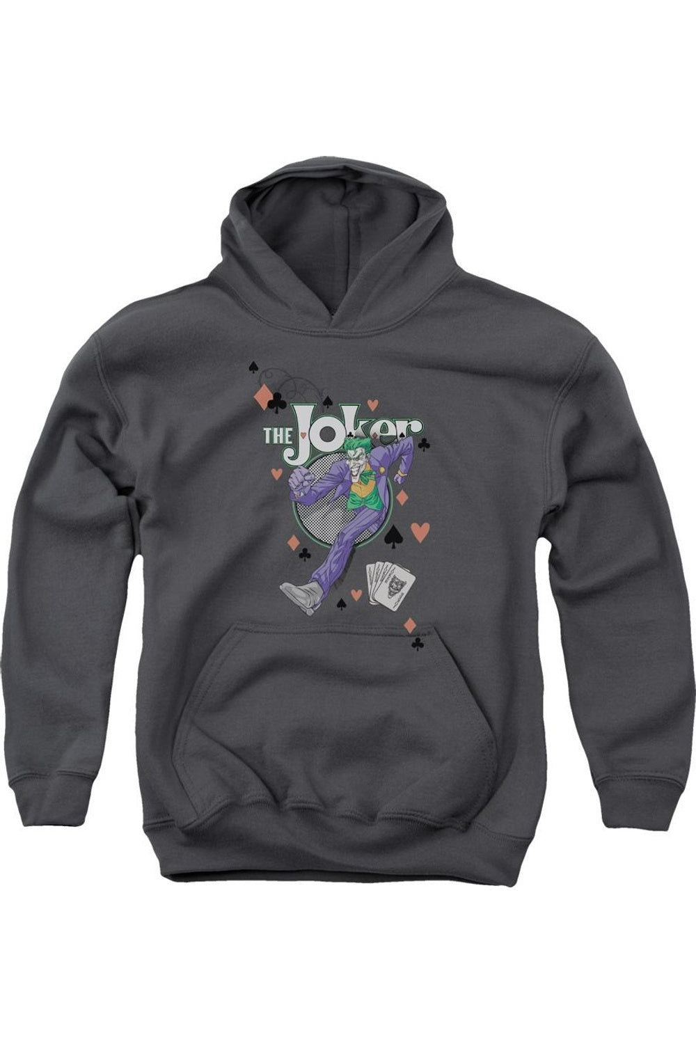 

Батмен: Вечный Джокер, молодежная толстовка с капюшоном Gildan, Charcoal