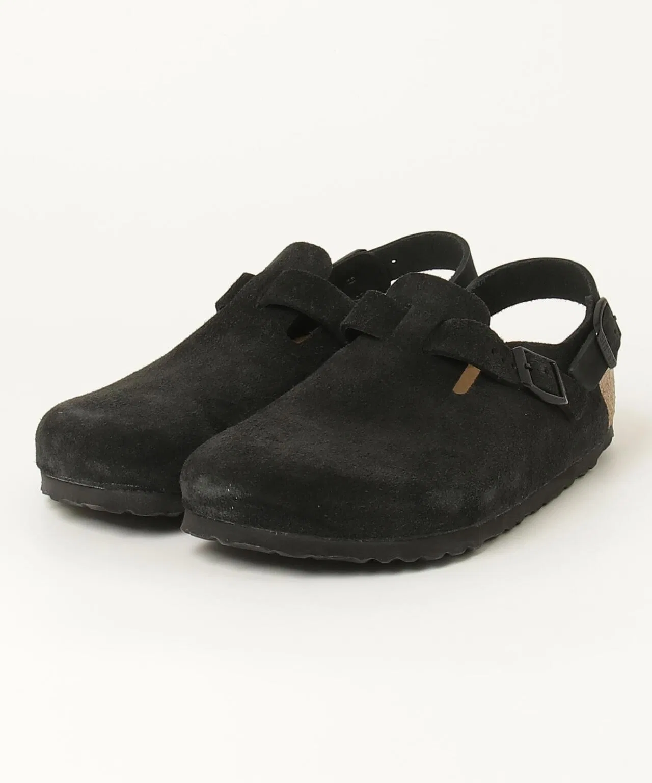 Мужские замшевые сандалии Birkenstock Tokio с ремешком бежевые — фото 3