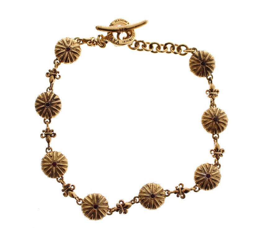 

Шикарный женский позолоченный браслет ручной работы Nialaya Jewelry, золотой