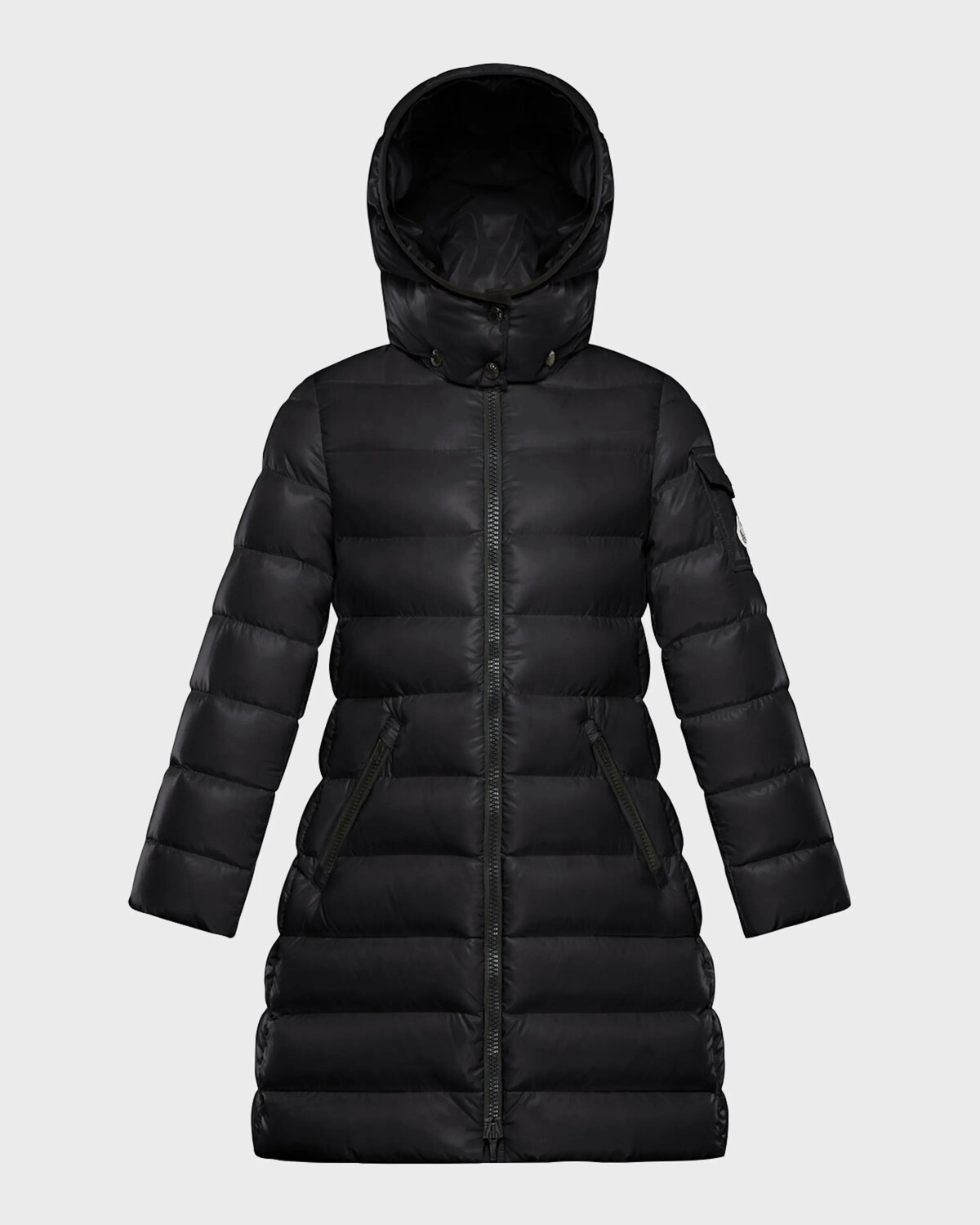 

Детское длинное пуховое пальто Moka Moncler, цвет Black, Черный, Детское длинное пуховое пальто Moka Moncler, цвет Black