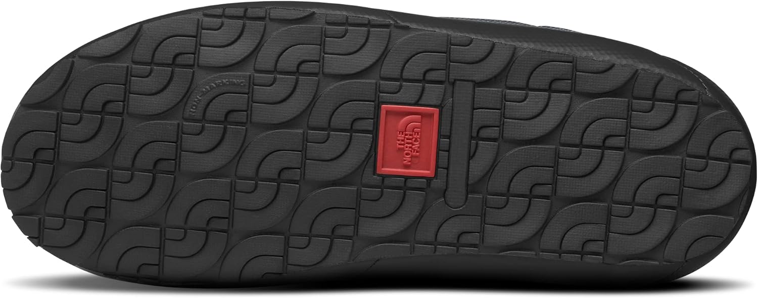 Мужские зимние ботинки THE NORTH FACE Thermoball Traction Mule V, С утеплителем и водоотталкивающей пропиткой, резиновая подошва, черный/серый — фото 4