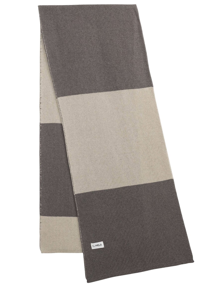 

Шарф MELA Kazim, серый/темно-серый