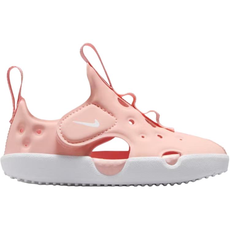 Nike Sunray Protect 4 Abrasion Resistant низкие детские ботиночки Pink Infant And Toddler — фото 4