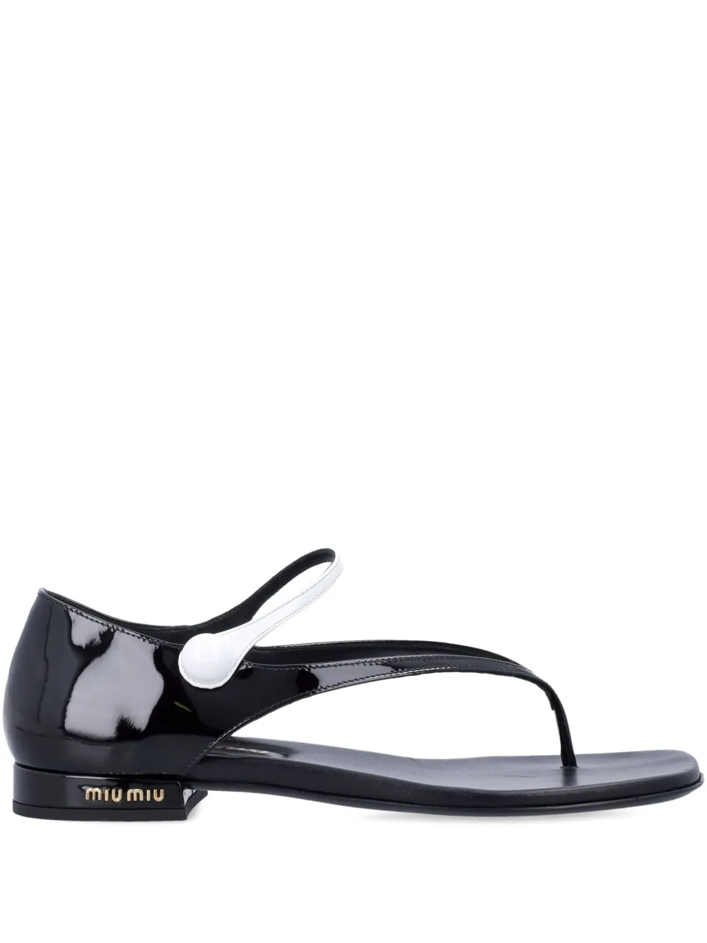Сандалии Мэри Джейн MIU MIU, черный