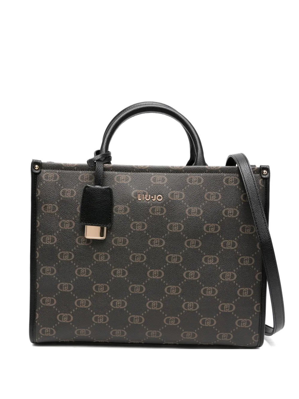 

Сумка-тоут с логотипом LIU JO, коричневый