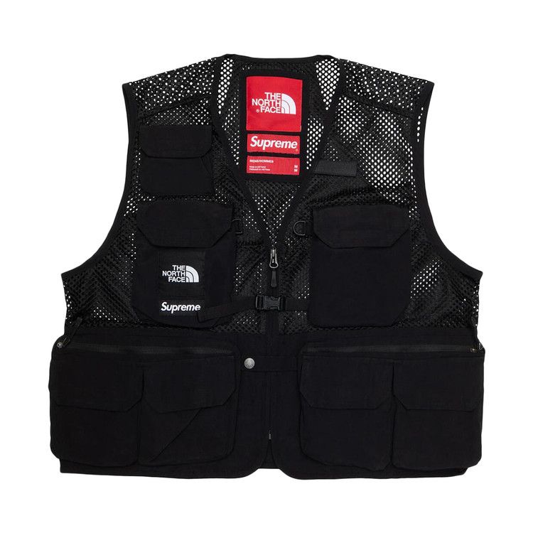 

Утепленный жилет Supreme x The North Face Cargo Vest, Black