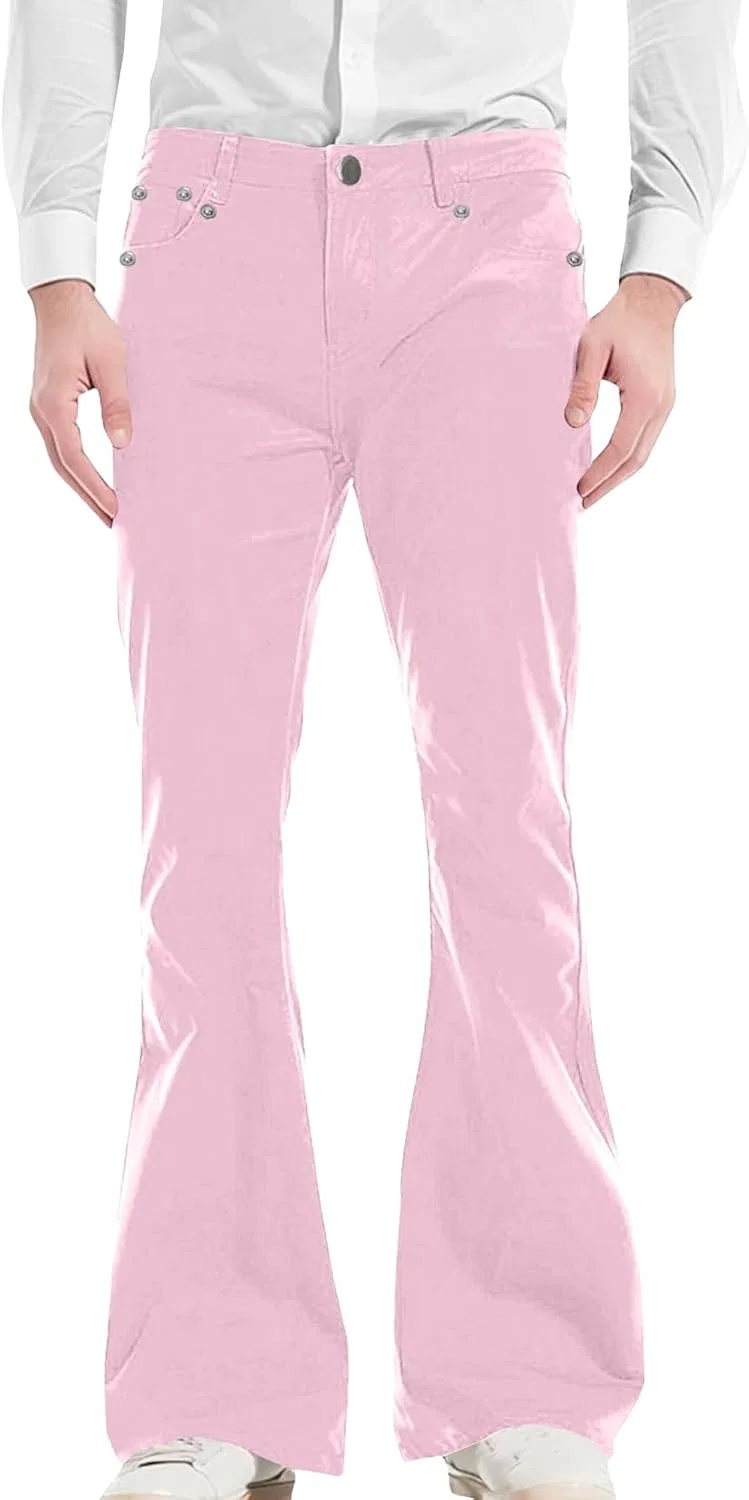Джинсы клеш Men, Pink