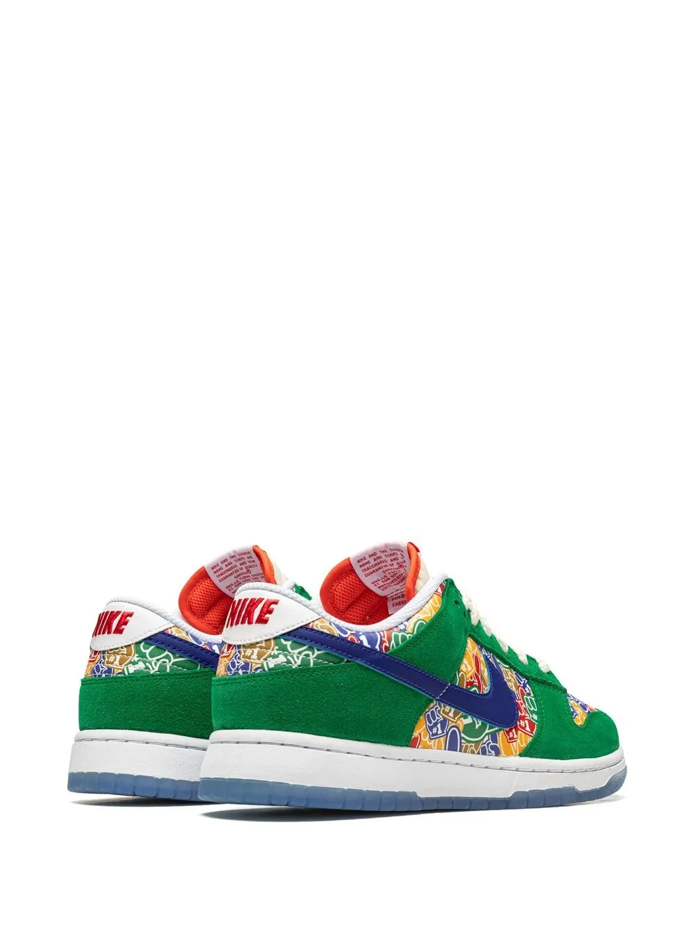 Кроссовки Dunk Low Foam Finger Nike, зеленый — фото 3
