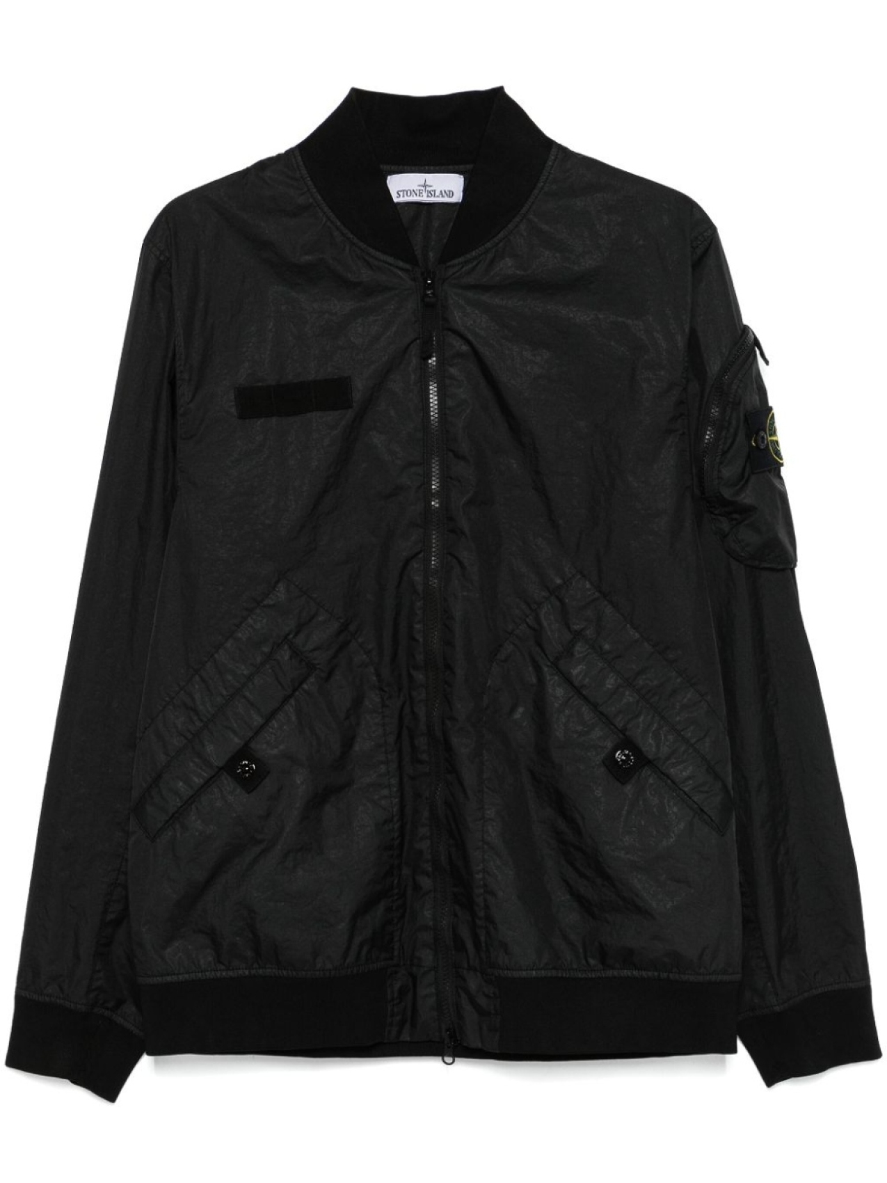 

Stone Island бомбер с нашивкой Compass, черный