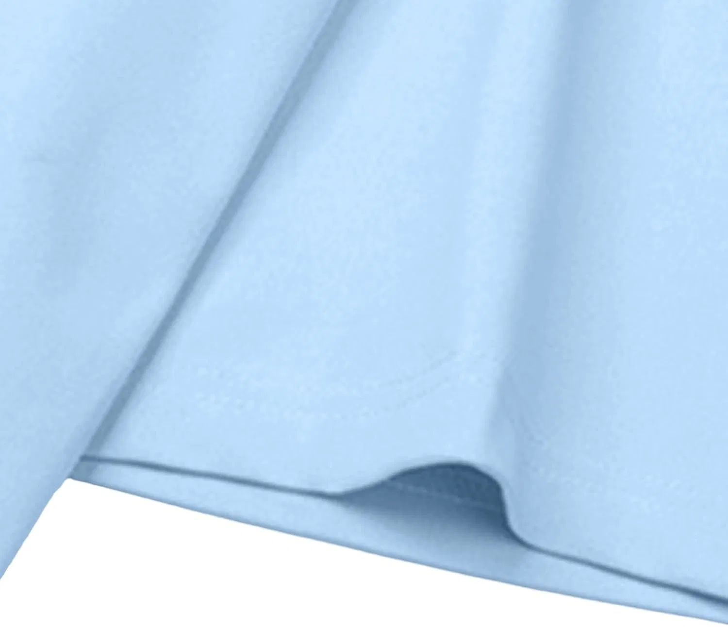 Футболка с капюшоном, свободный крой, хлопок, Sky Blue — фото 3