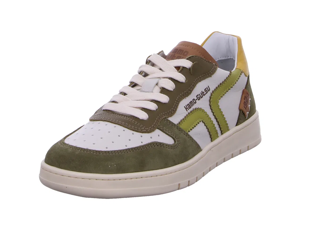 Schnürschuh зеленый, Kamo-Gutsu, green