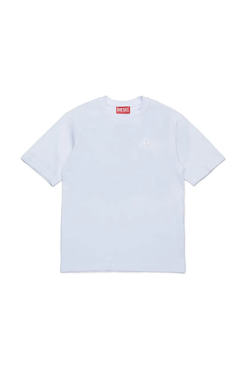 Детская футболка из хлопка TBOGGYMEGOVALD OVER T-SHIRT Diesel, белый — фото 2