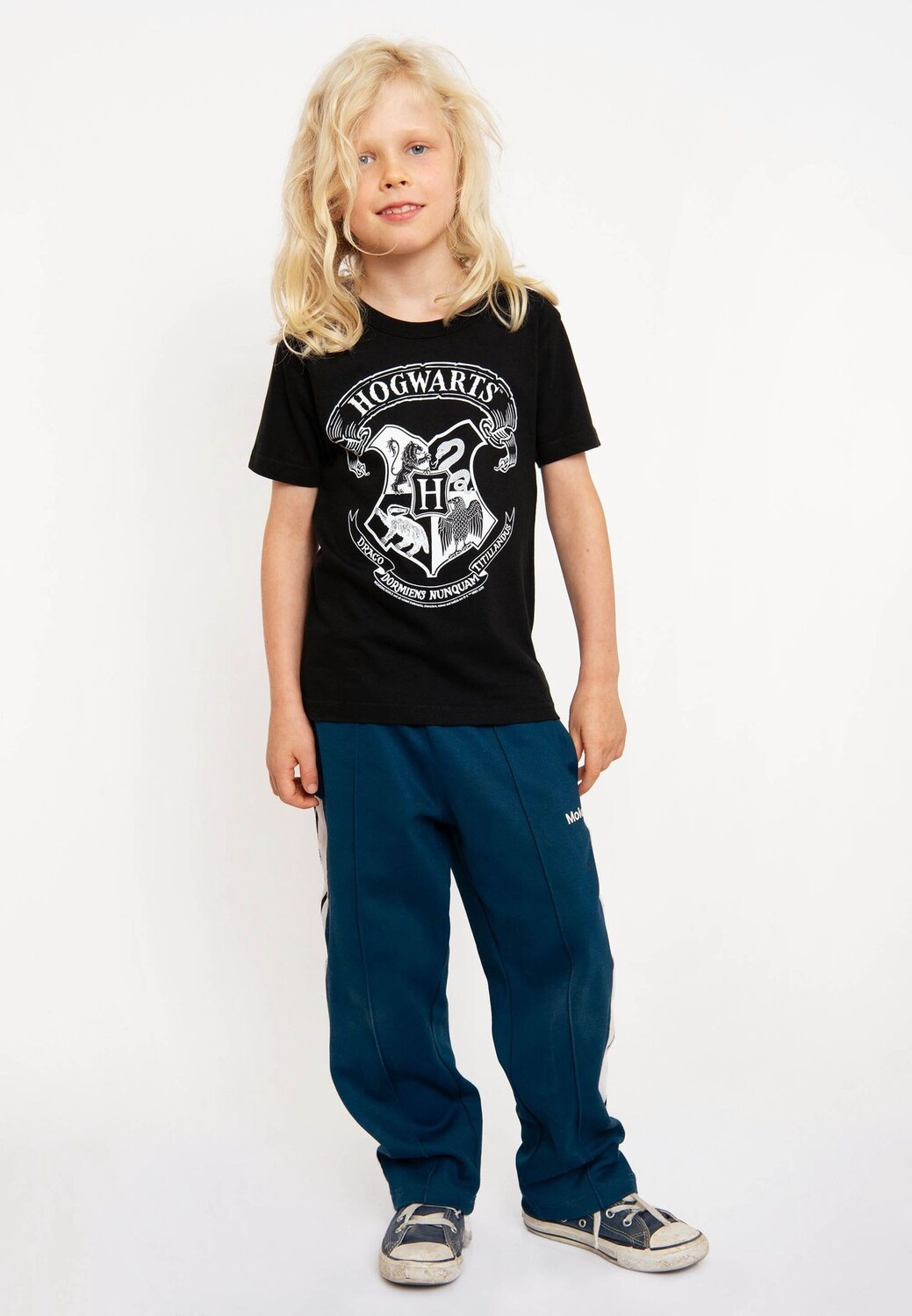 Футболка Organic Kids с логотипом Гарри Поттера-Хогвартса LOGOSHIRT, черный — фото 2