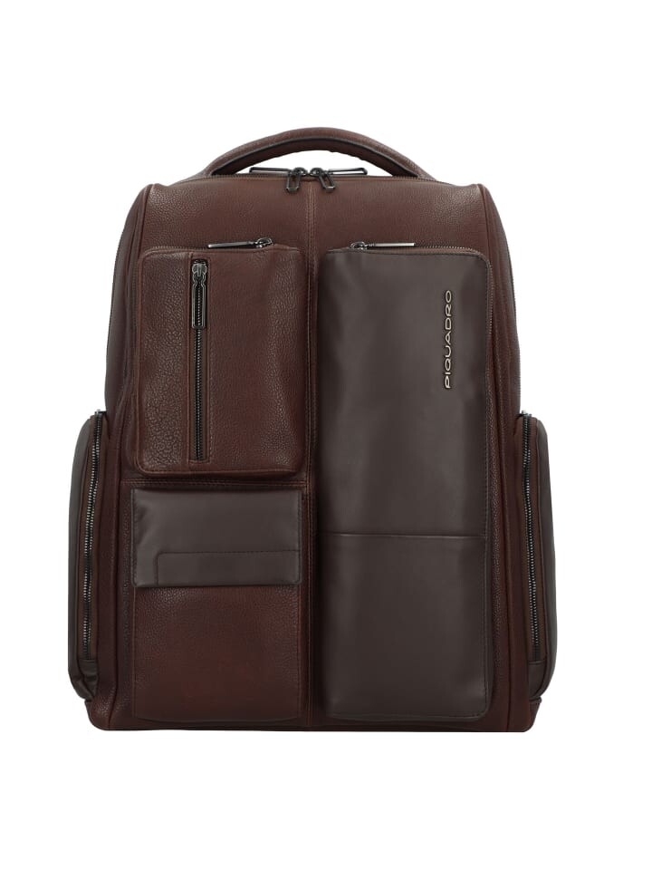 

Рюкзак Piquadro Ronnie Rucksack Leder 43 cm Laptopfach, коричневый