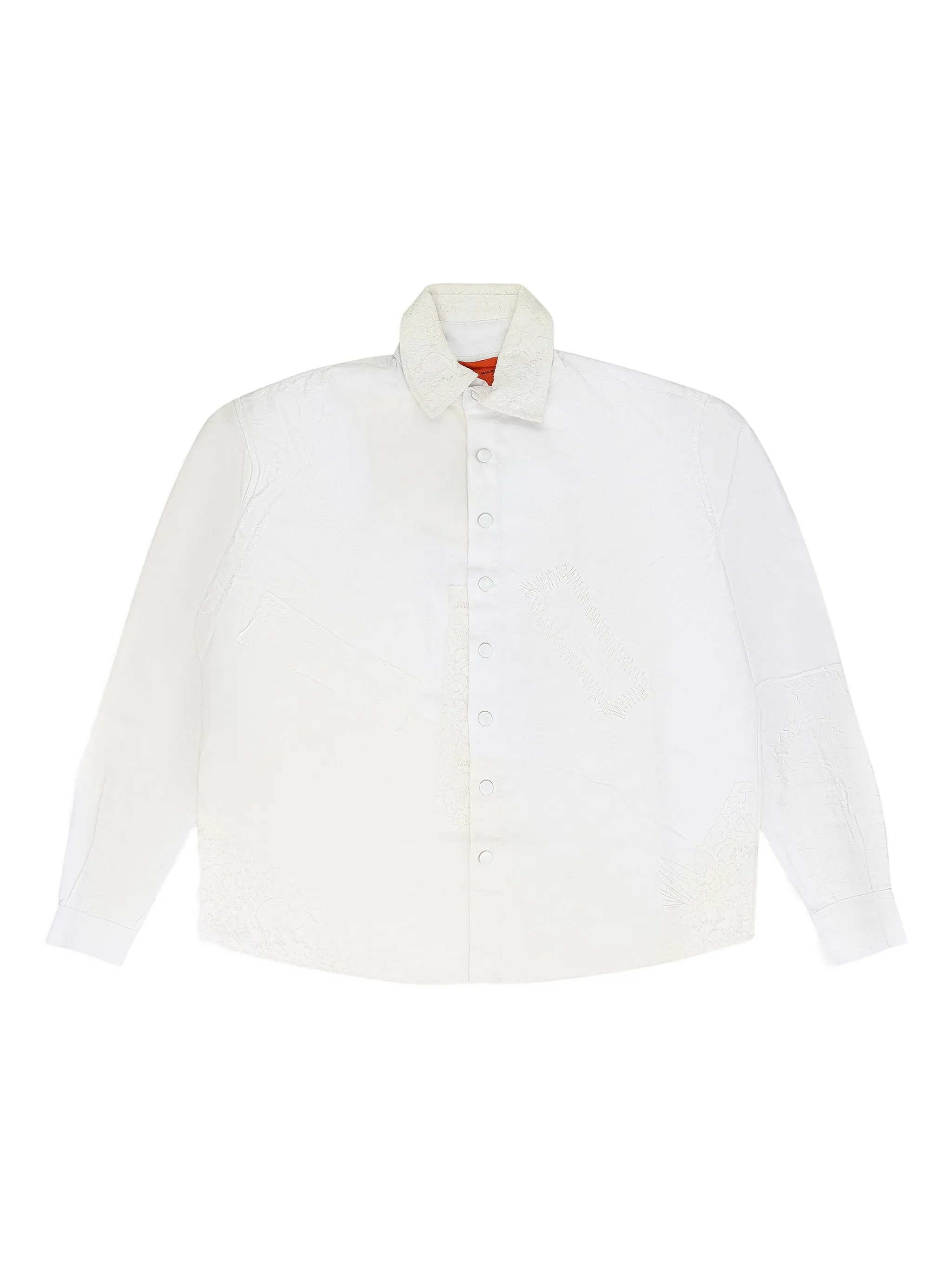 

Рубашка на алтарных пуговицах Who Decides War, белый