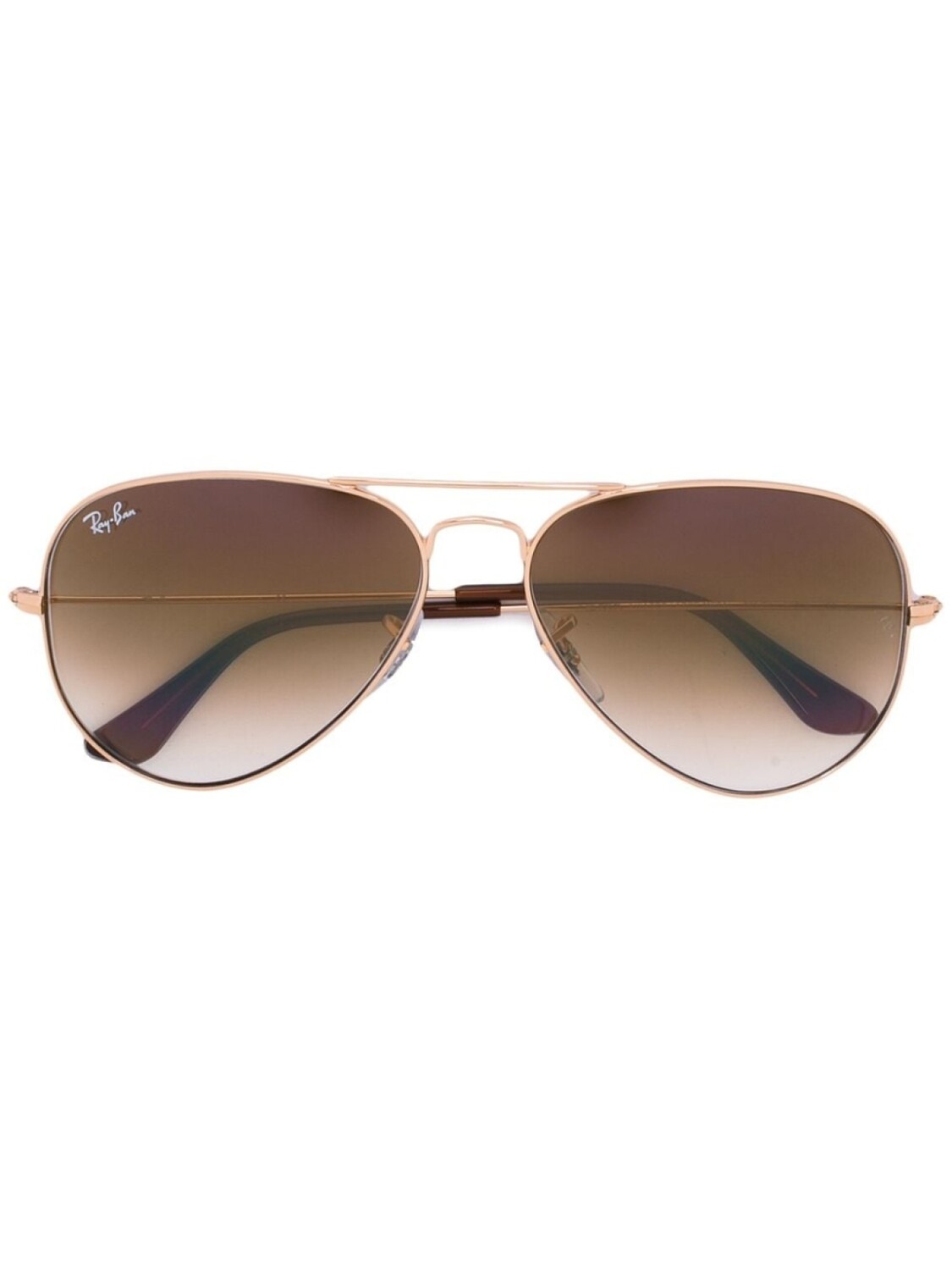 

Ray-Ban солнцезащитные очки "авиаторы", металлик