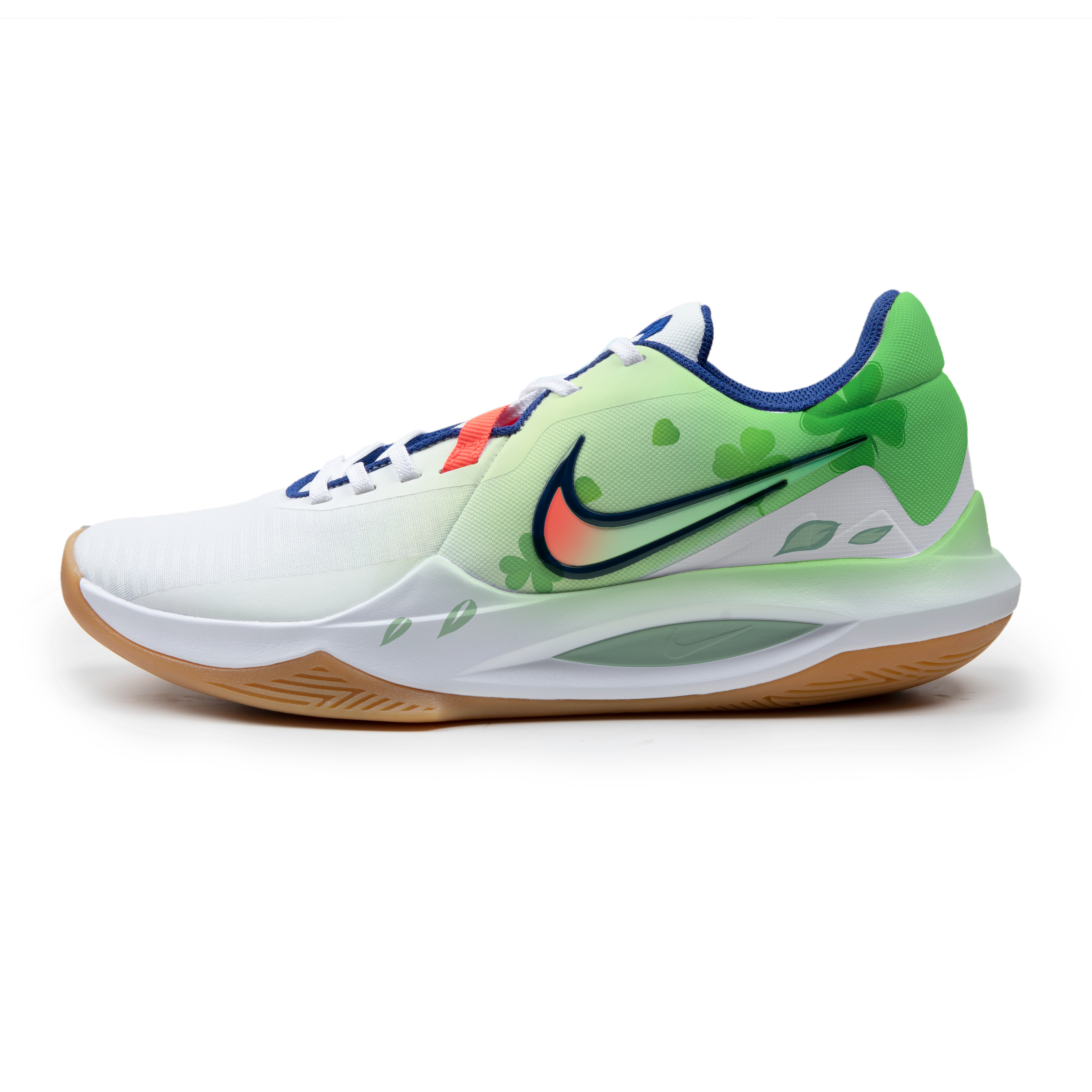 

Nike Баскетбольные кроссовки Precision 6 с низким верхом, износостойкие, амортизирующие и нескользящие, мужские, светло-зеленые