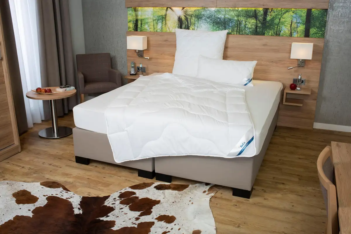 

Одеяло из микрофибры Beco "Duvet Royal Soft Duo 155х220 см, белый