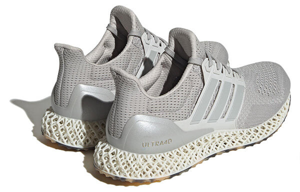 Кроссовки Adidas Ultra 4D Running Shoes 'Grey White Silver', серый — фото 4