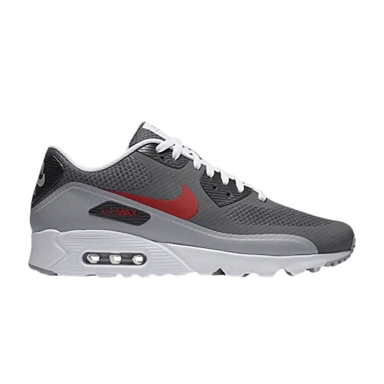 

Кроссовки Nike Air Max 90 Ultra 'Dark Grey Gym Red', серый