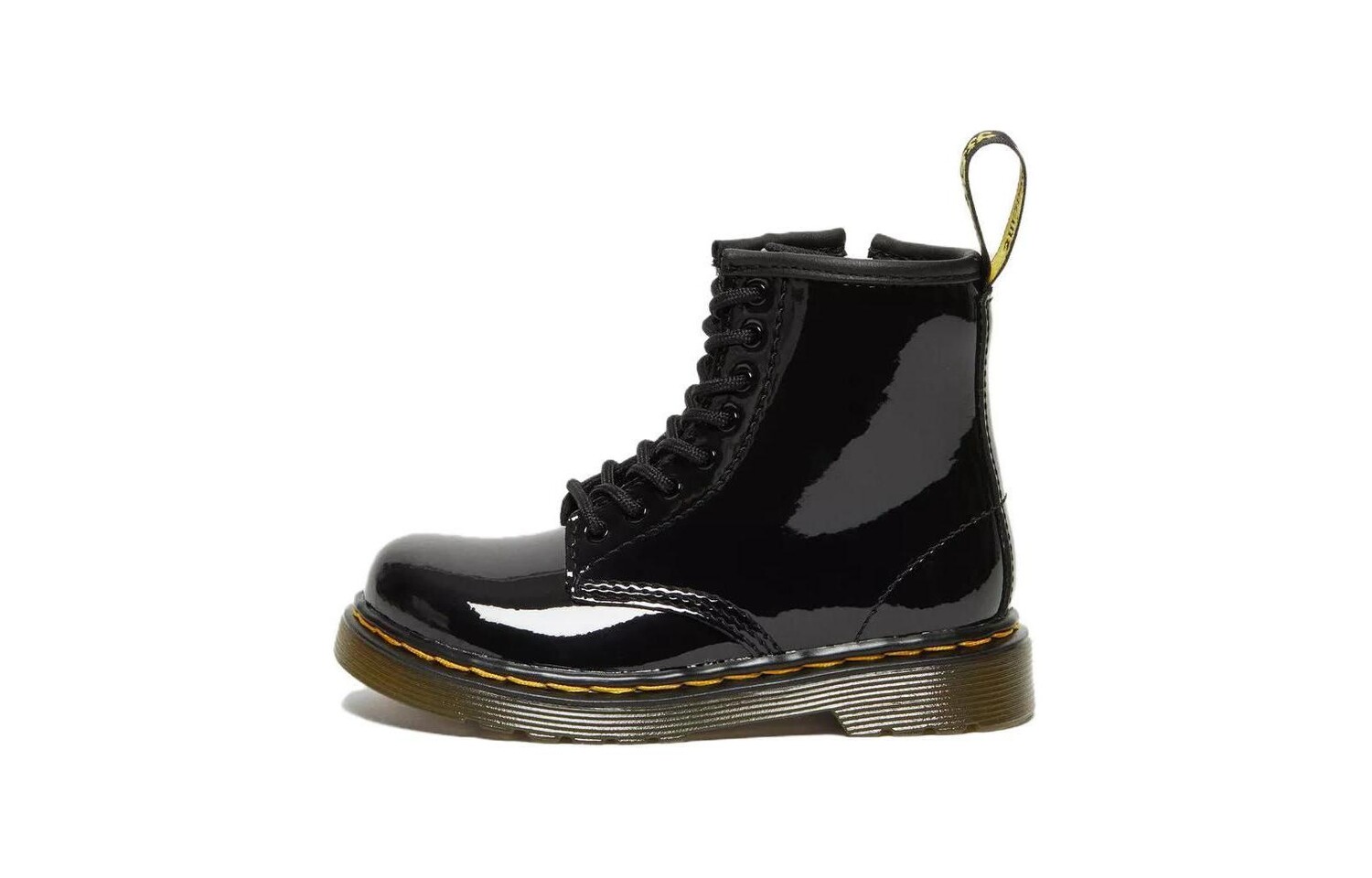 

Кроссовки Dr. Martens Kids 1460 Patent Leather Ankle Boots, черный