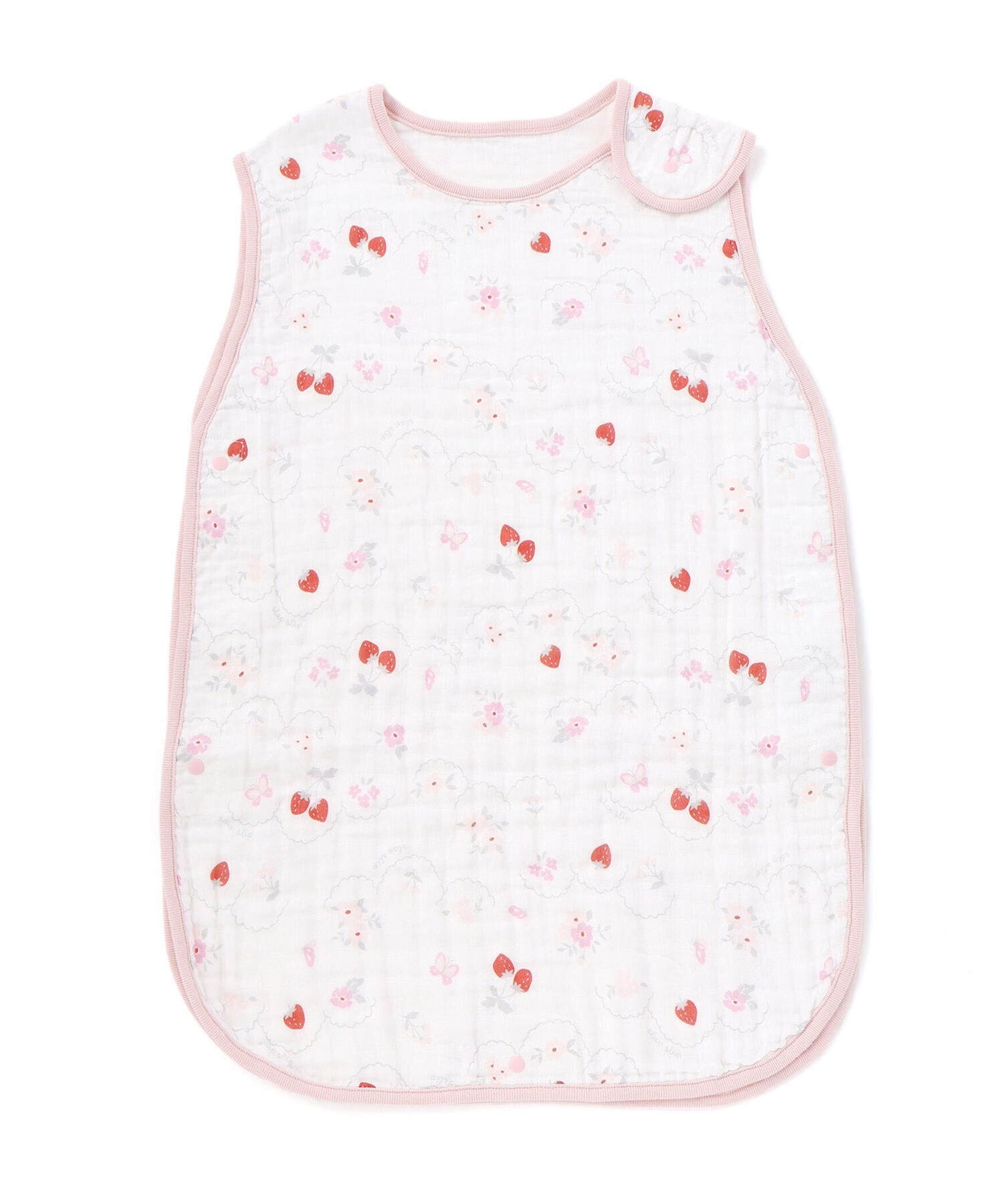 Комбинезон из марли с принтом для малыша SLAP SLIP BABY, Pink — фото 2