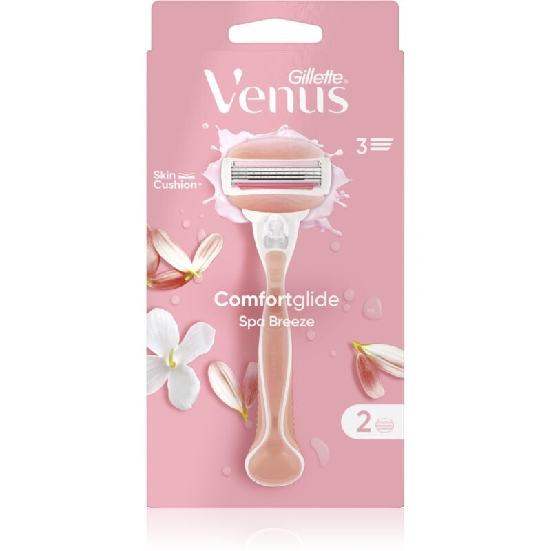 

Бритва Gillette Venus Comfortglide Spa Breeze + 2 запасные головки, 1 шт