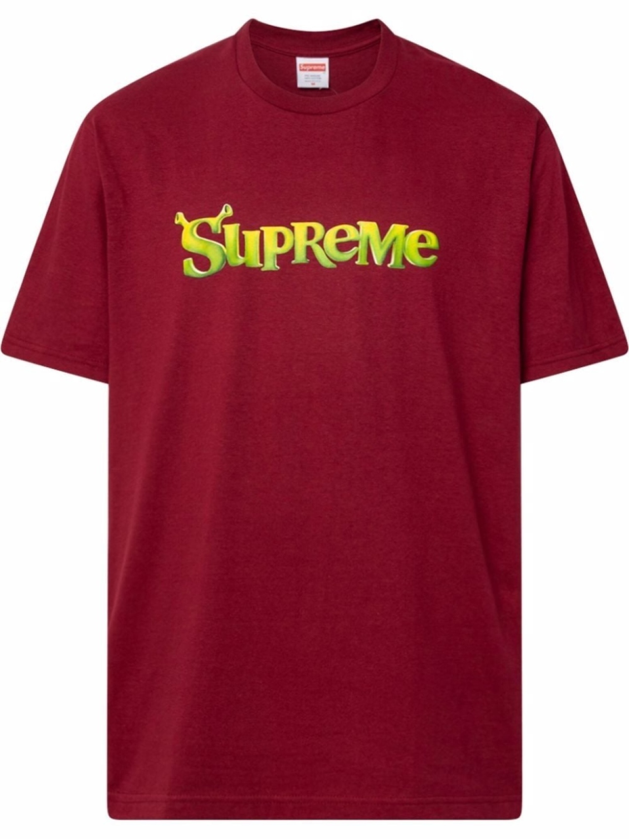 

Supreme футболка из коллаборации с Shrek, красный