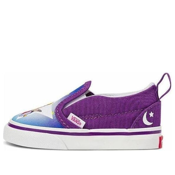 

Кроссовки sailor moon x slip-on v toddler 'pretty guardian - blue purple' Vans, фиолетовый