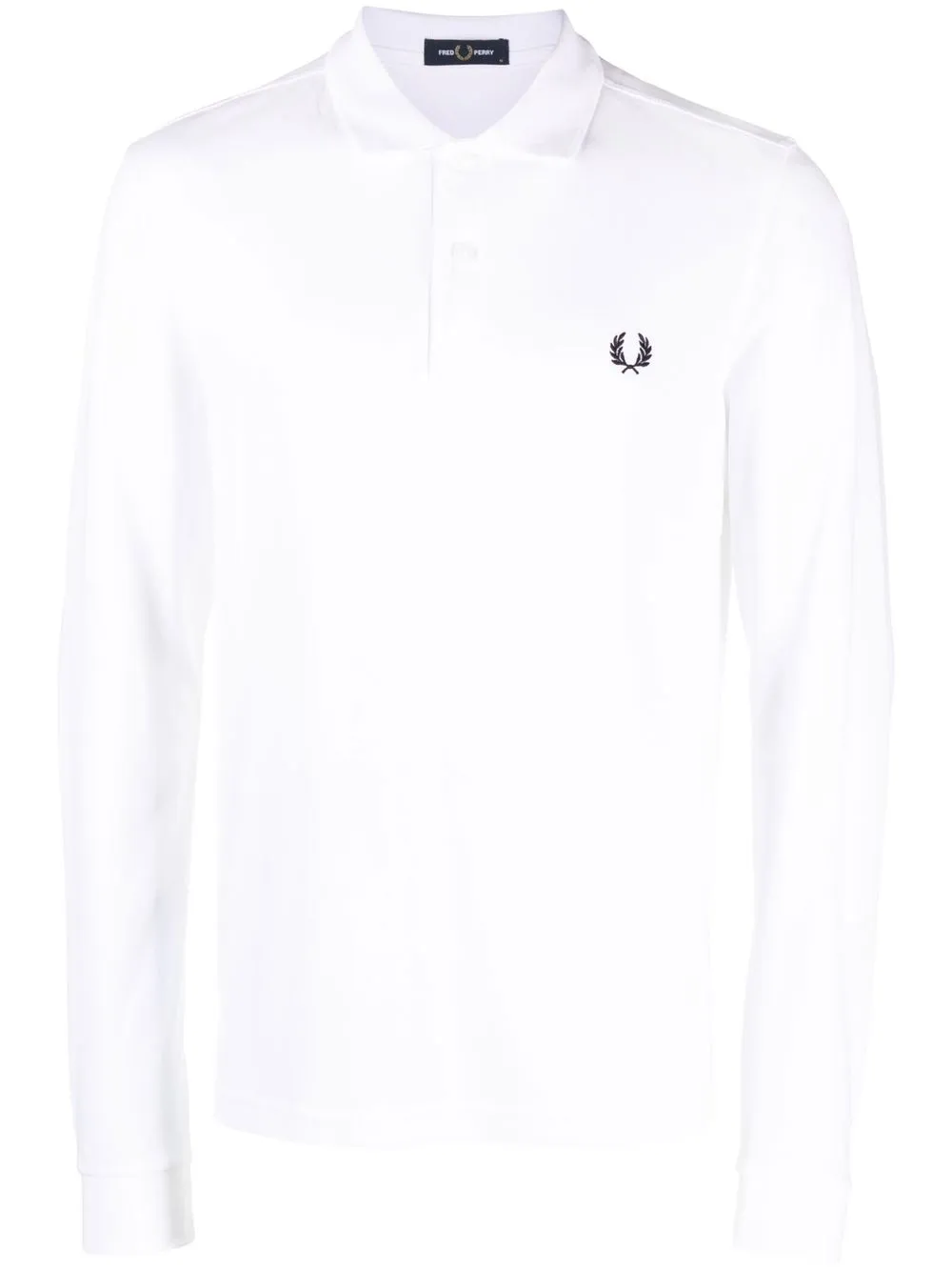 

Рубашка поло с вышивкой Fred Perry, белый