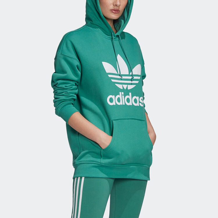 Свитшот женский бирюзовый Adidas Originals — фото 4