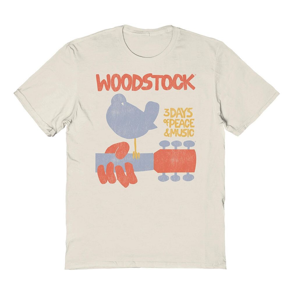 

Мужская футболка с рисунком Woodstock Licensed Character, цвет Natural