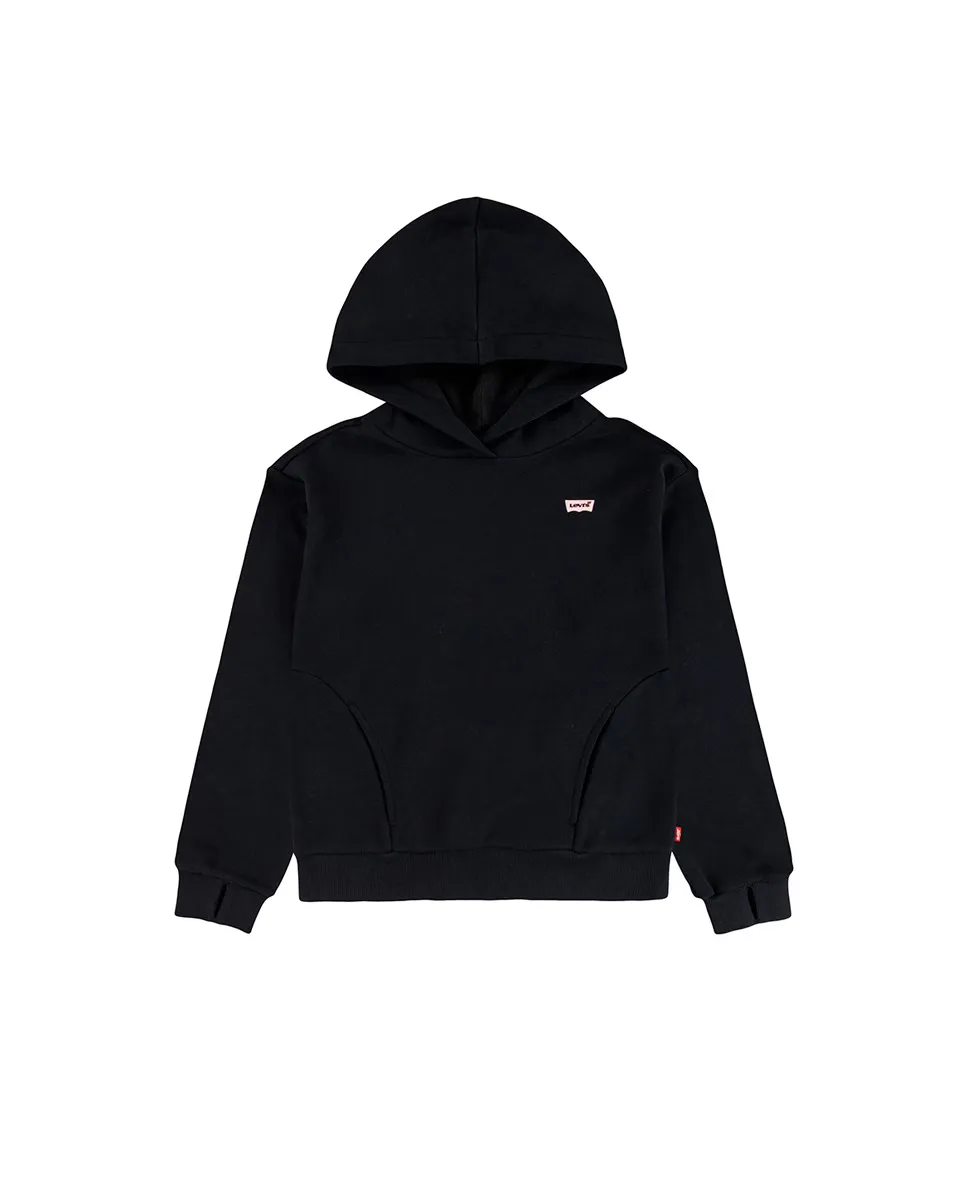 

Толстовка с капюшоном Levi's Batwing Patch Oversize для девочек, черный