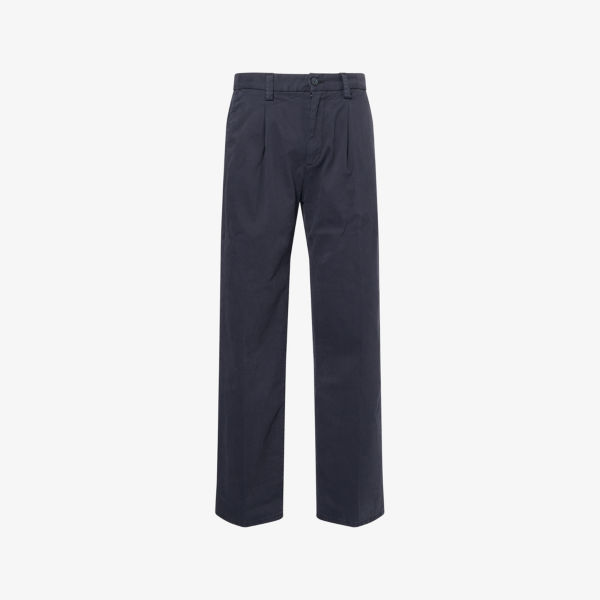 

Прямые брюки 7 For All Mankind из хлопка, графитовый