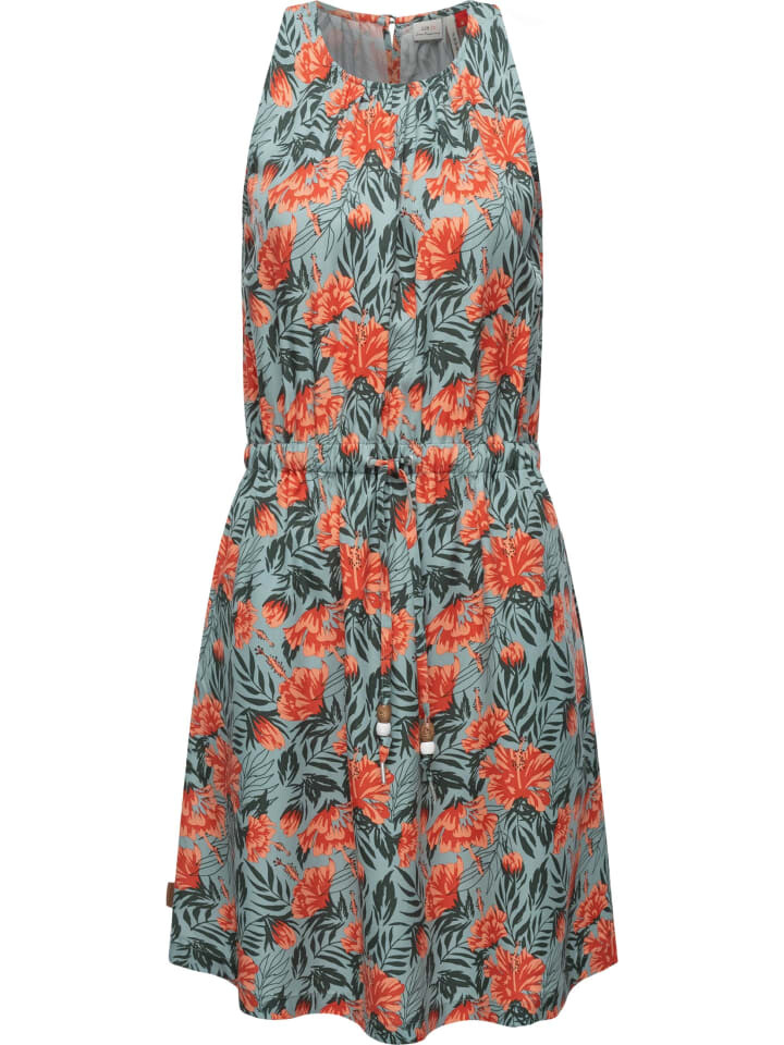 

Короткое платье ragwear Sommerkleid Sanai Print Organic, цвет Aqua