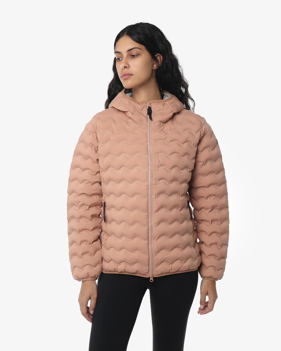 

JAKED Синтетическая спортивная куртка карамельного цвета для женщин