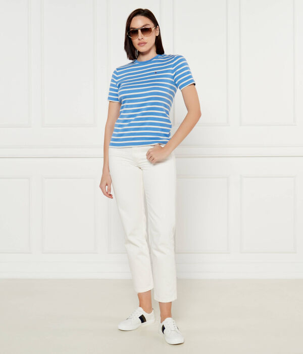 Футболки Slim fit Tommy Hilfiger, синий — фото 2
