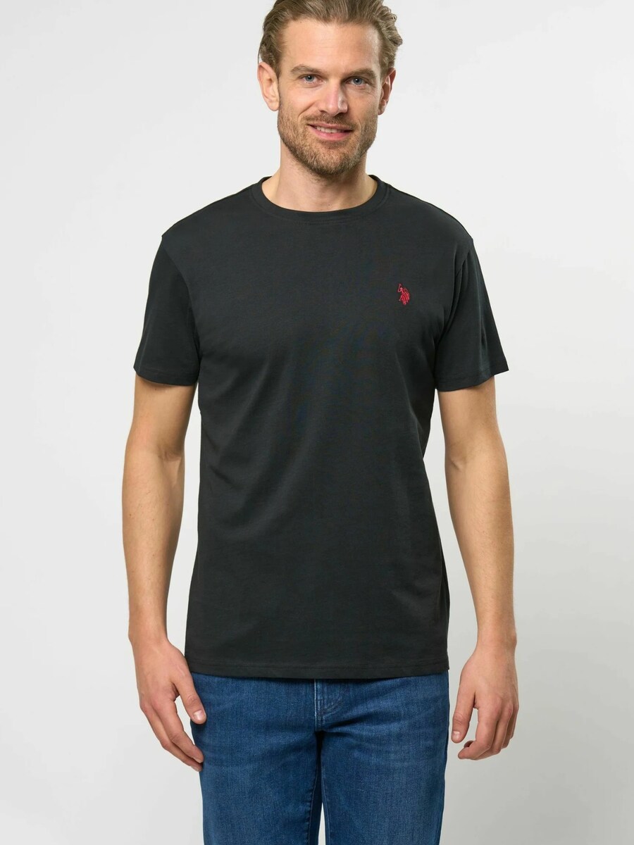 Рубашка на пуговицах классического кроя U.S. POLO ASSN. Arjun, сапфировый/черный/белый — фото 2