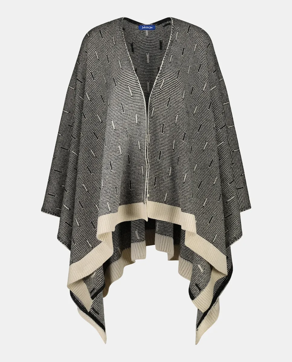 

Capa punto detalle pasadas Шаль Jo & Mr. Joe, черный